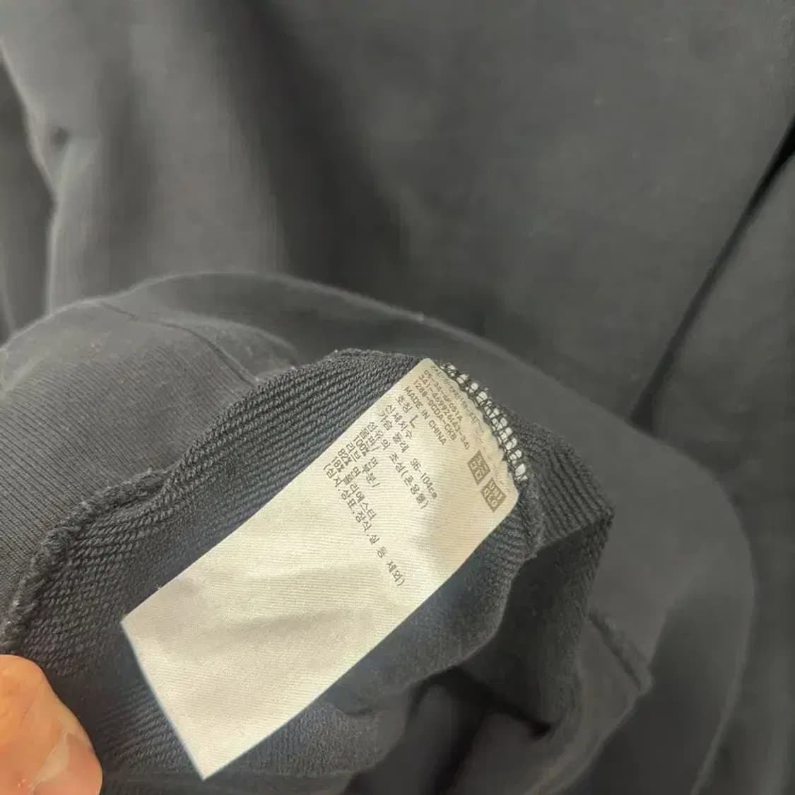 유니클로 캐주얼 무지 스웻셔츠 맨투맨 L M10289 상품이미지4