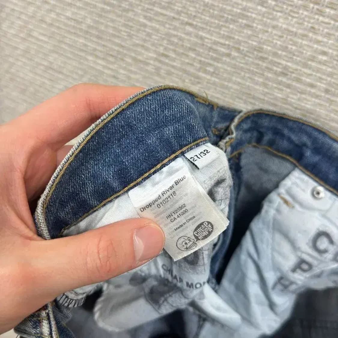 CHEAP MONDAY 빈티지 캐주얼 데님 청바지 27인치 M10294 상품이미지4