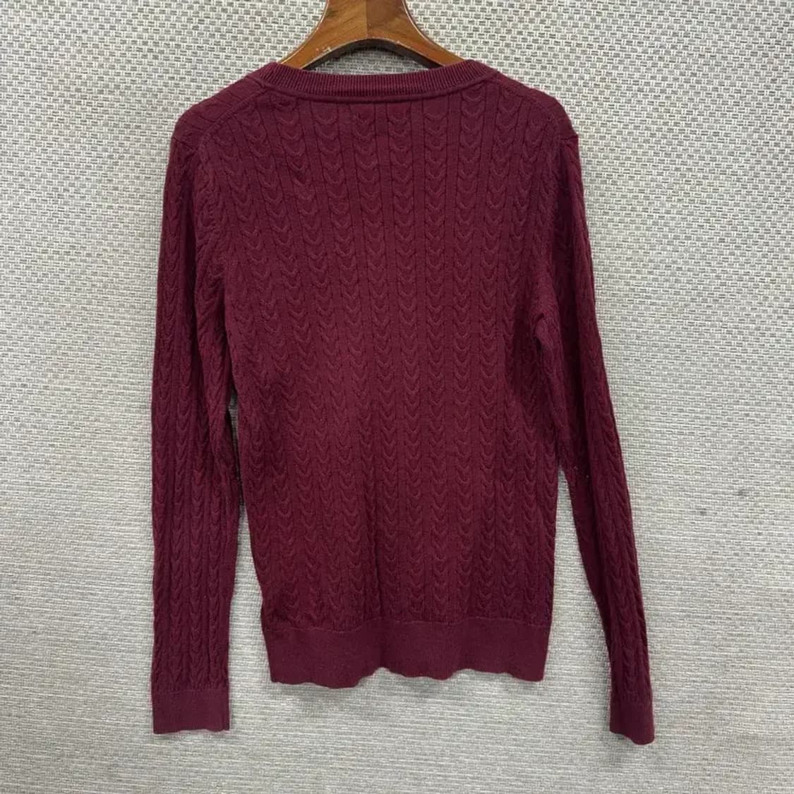 타미힐피거 캐주얼 사이드로고 꽈배기 니트 L M10632 상품이미지2