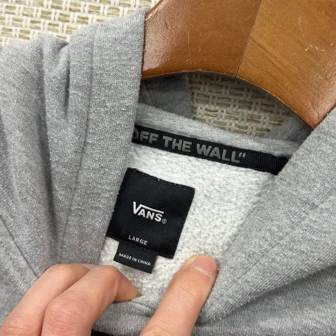 반스 캐주얼 스트릿 약기모 후드티 L M10645 상품이미지3