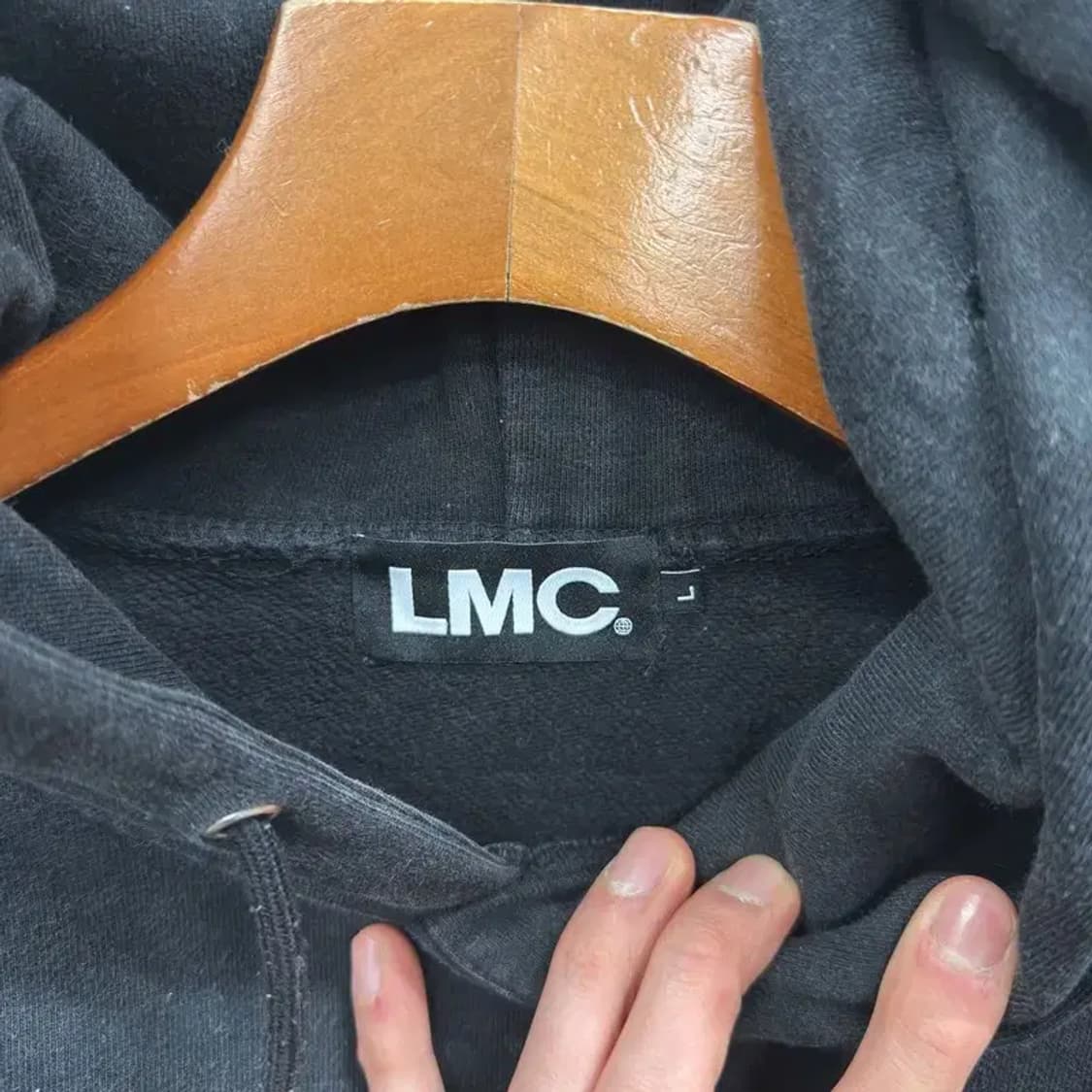 LMC 캐주얼 빅로고 후드티 L M10633 상품이미지3