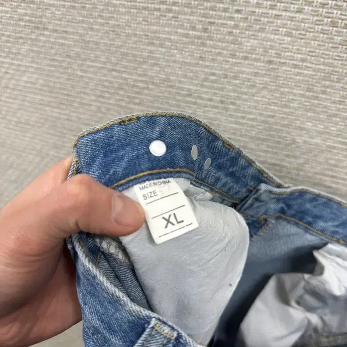 빈티지 캐주얼 비조 데님 청바지 XL M10649 상품이미지4