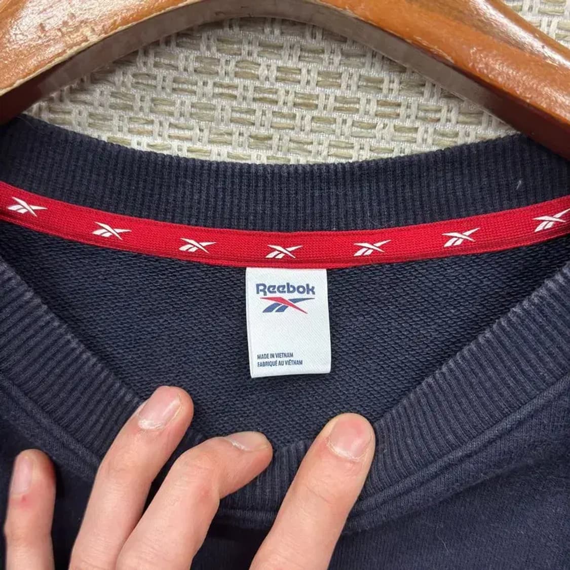 리복 캐주얼 빅로고 스웻셔츠 맨투맨 2XL M10628 상품이미지3