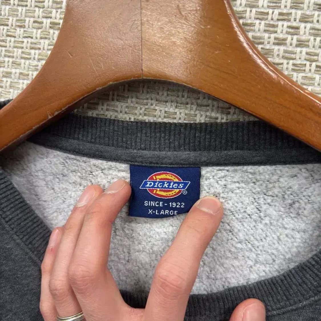 디키즈 캐주얼 빅로고 약기모 스웻셔츠 맨투맨 XL M10643 상품이미지3