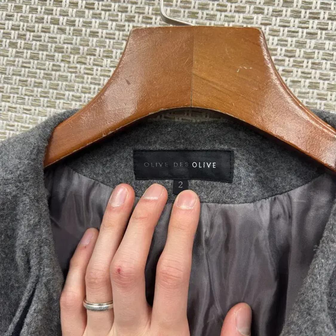 올리브 데 올리브 캐주얼 울 코트 2 M10744 상품이미지3