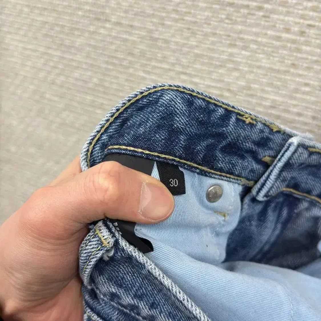모드나인 캐주얼 데님 청바지 30인치 M10767 상품이미지6