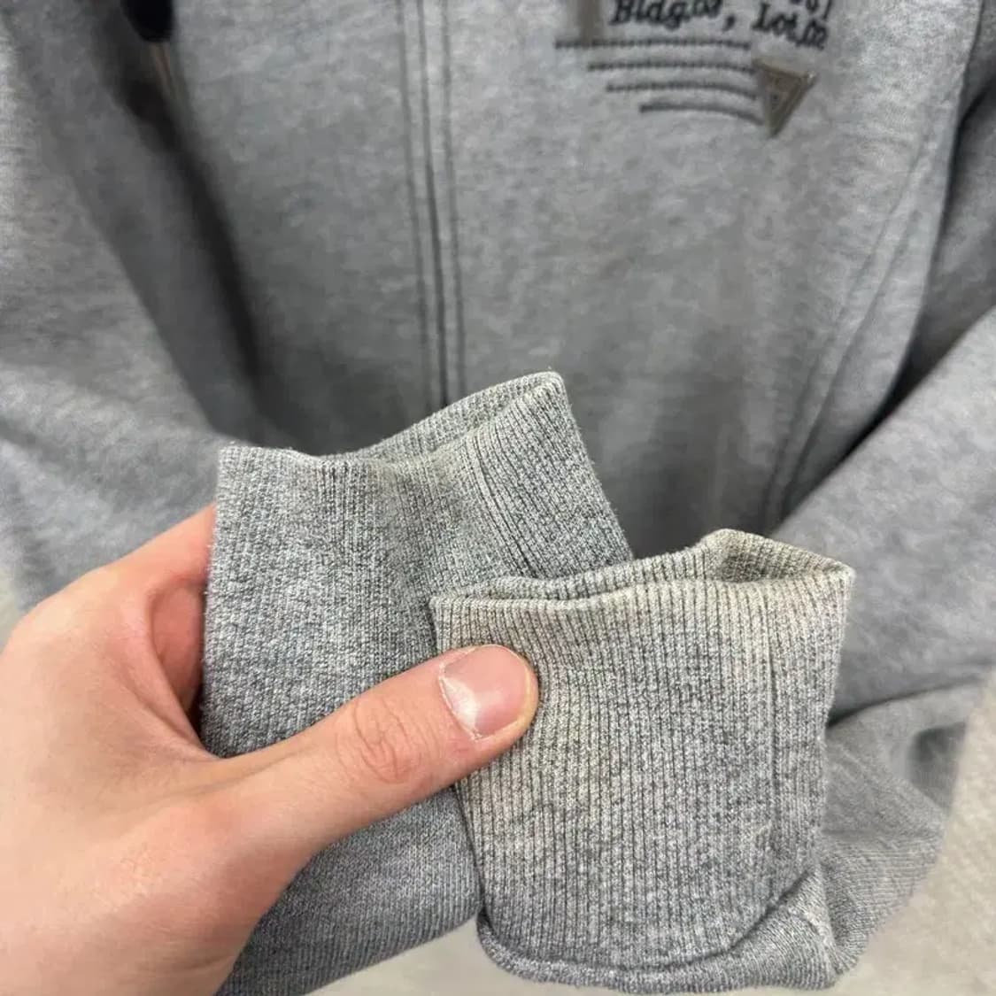 게스 캐주얼 사이드로고 후드집업 M M10757 상품이미지6