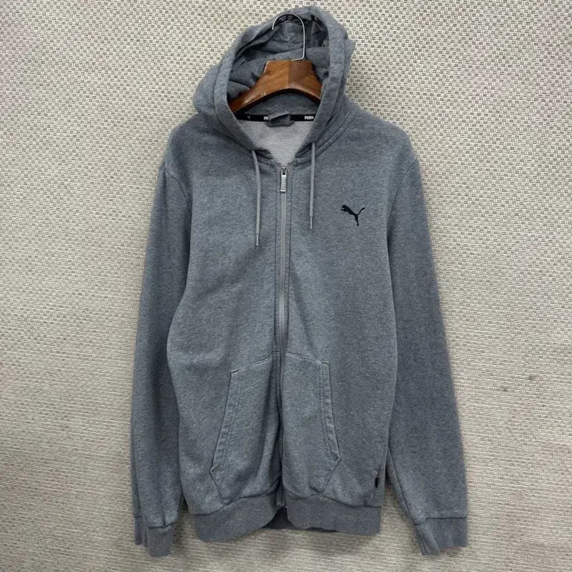 푸마 캐주얼 사이드로고 오버핏 후드집업 S M10762 상품이미지1