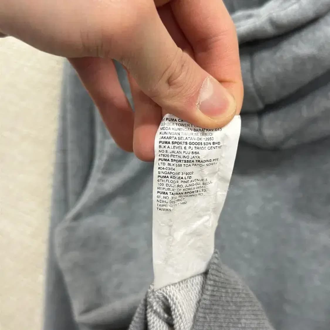 푸마 캐주얼 사이드로고 오버핏 후드집업 S M10762 상품이미지4