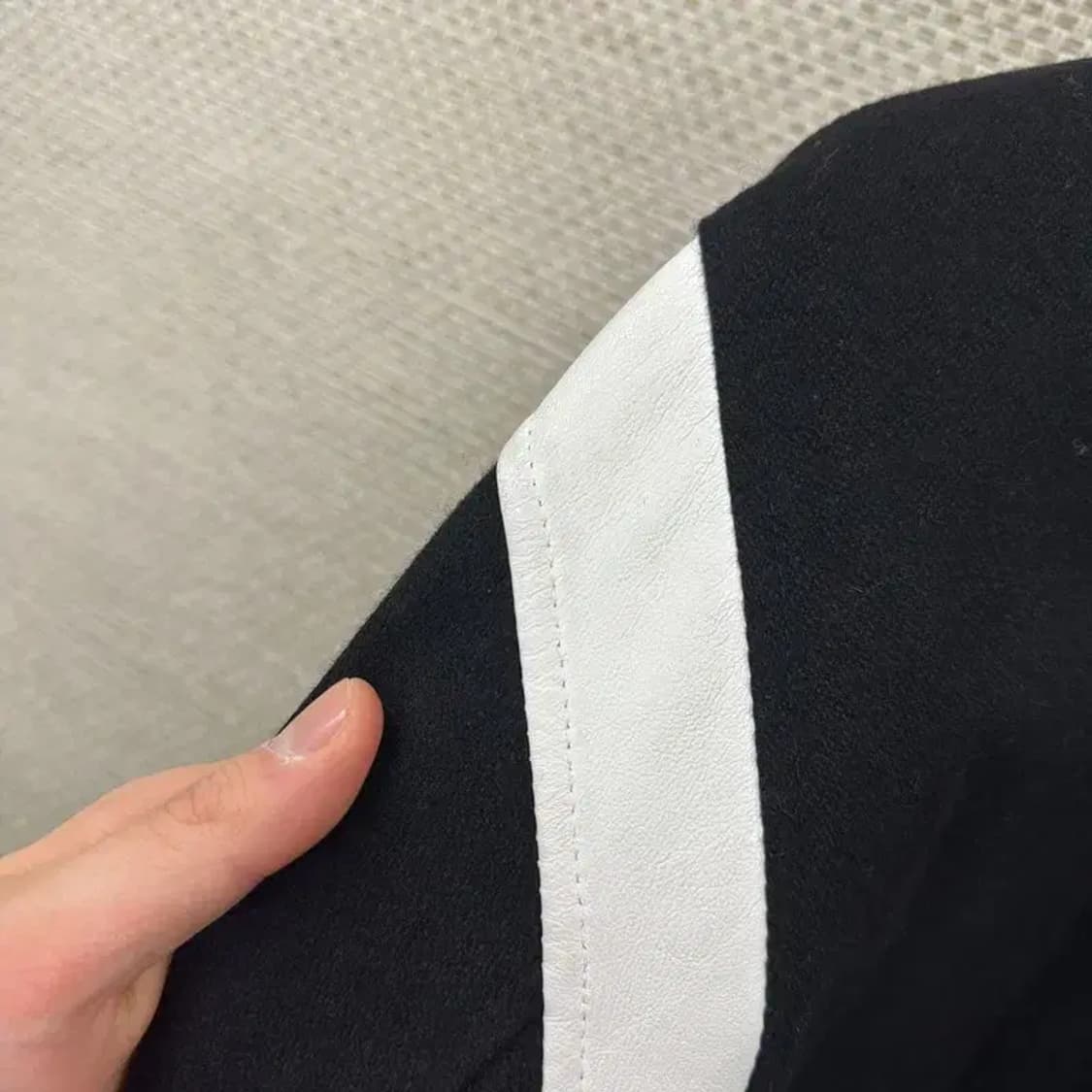 드림월드 캐주얼 양가죽 바시티자켓 L M10763 상품이미지7