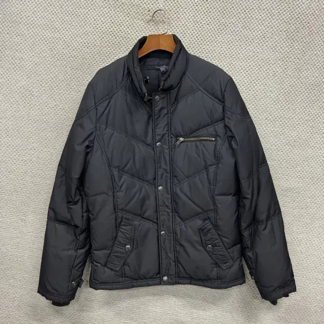캘빈클라인 블랙 패딩 점퍼 M M10863 상품이미지1