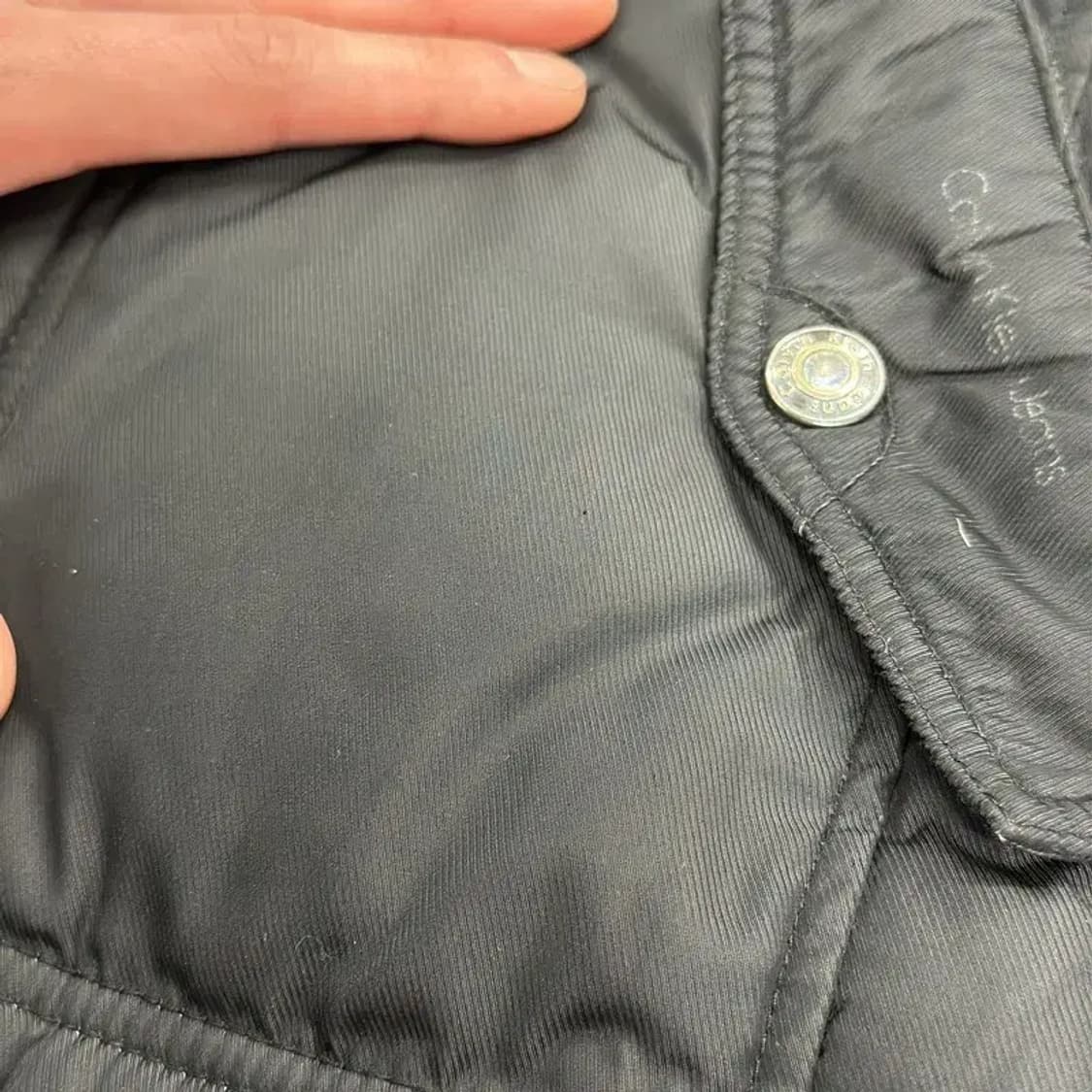 캘빈클라인 블랙 패딩 점퍼 M M10863 상품이미지7