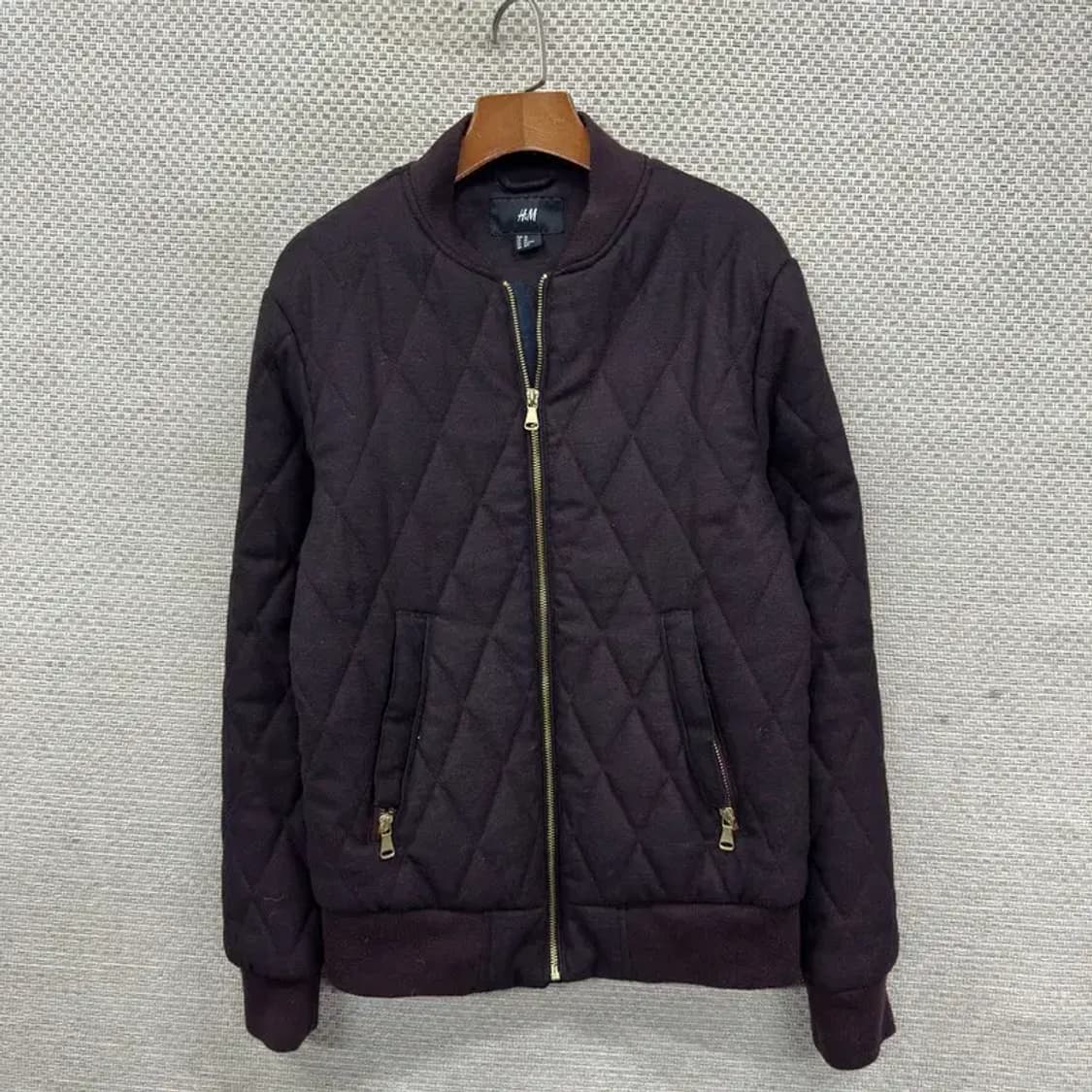 에이치앤엠 퀄팅 블루종 자켓 XS M10876 상품이미지1