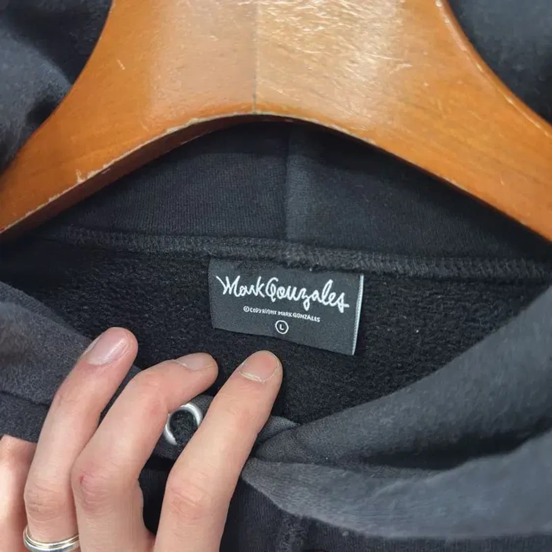 마크곤잘레스 프린팅 약기모 후드티 L M10886 상품이미지3