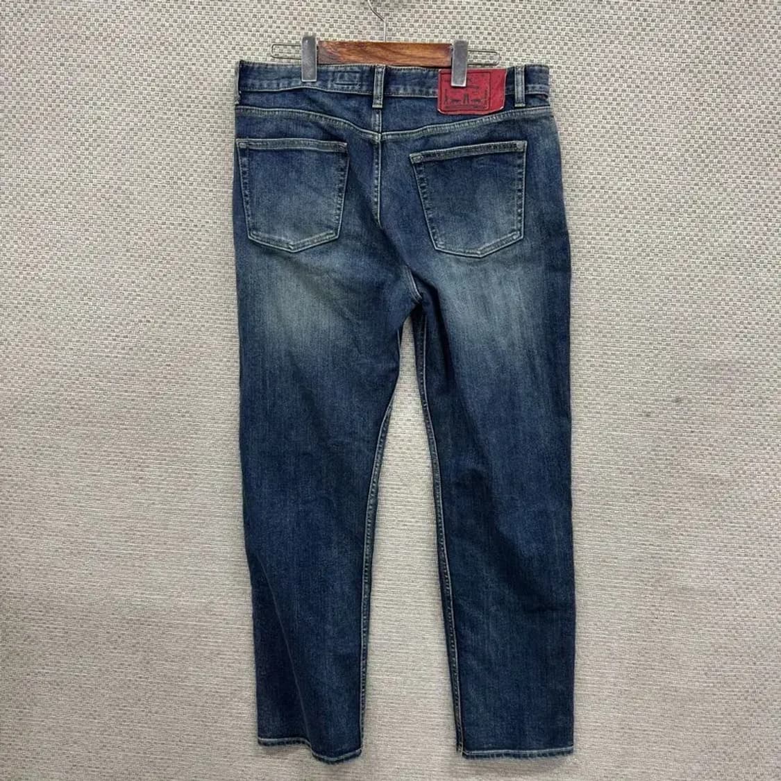 모드나인 워싱 데님 청바지 33인치 M10888 상품이미지2