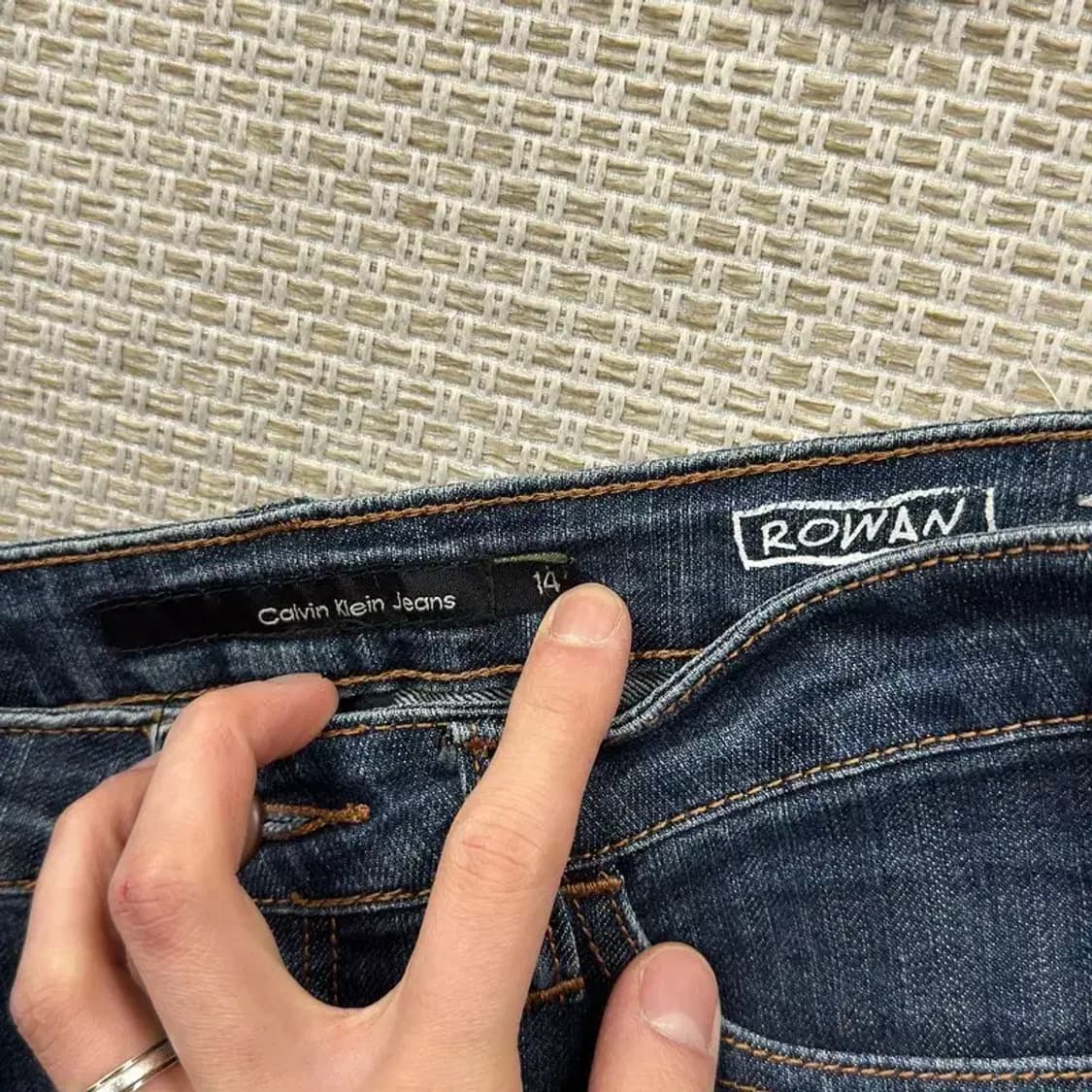 캘빈클라인 워싱 데님 청바지 29인치 M10890 상품이미지4