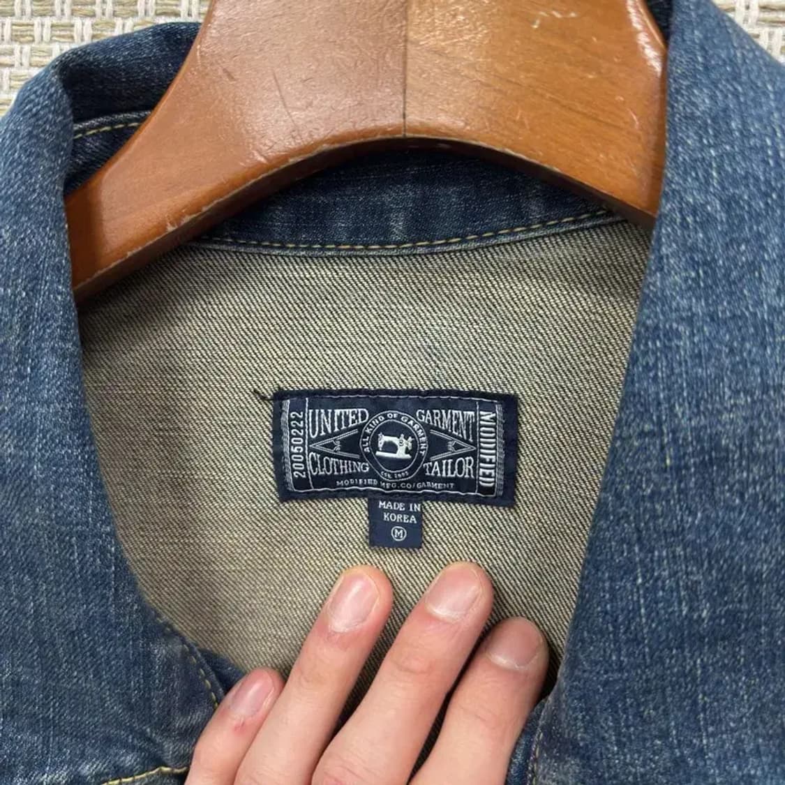 모디파이드 빈티지 데님 자켓 M M10869 상품이미지3