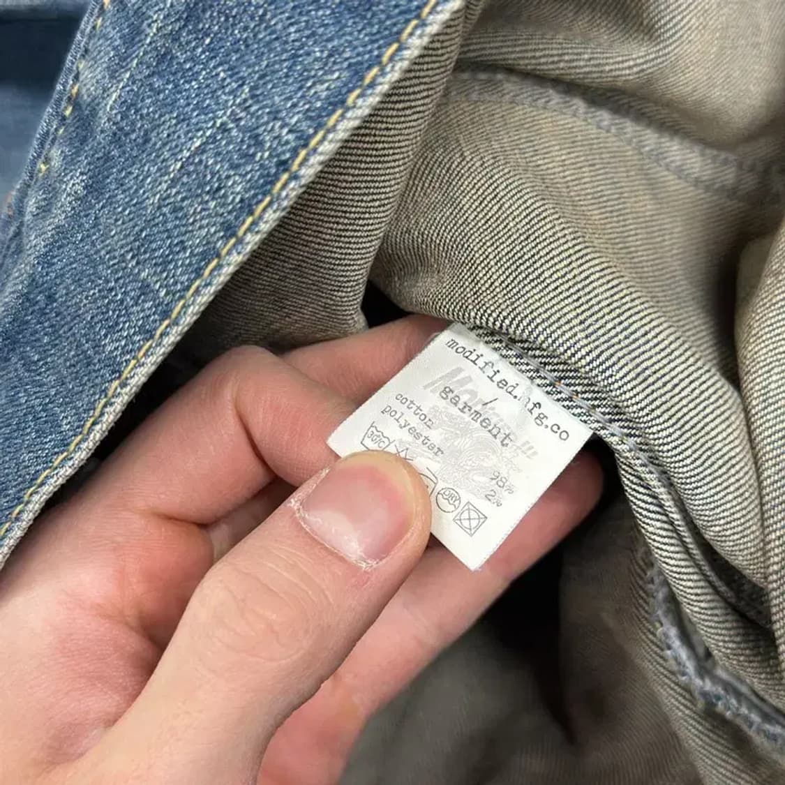 모디파이드 빈티지 데님 자켓 M M10869 상품이미지4