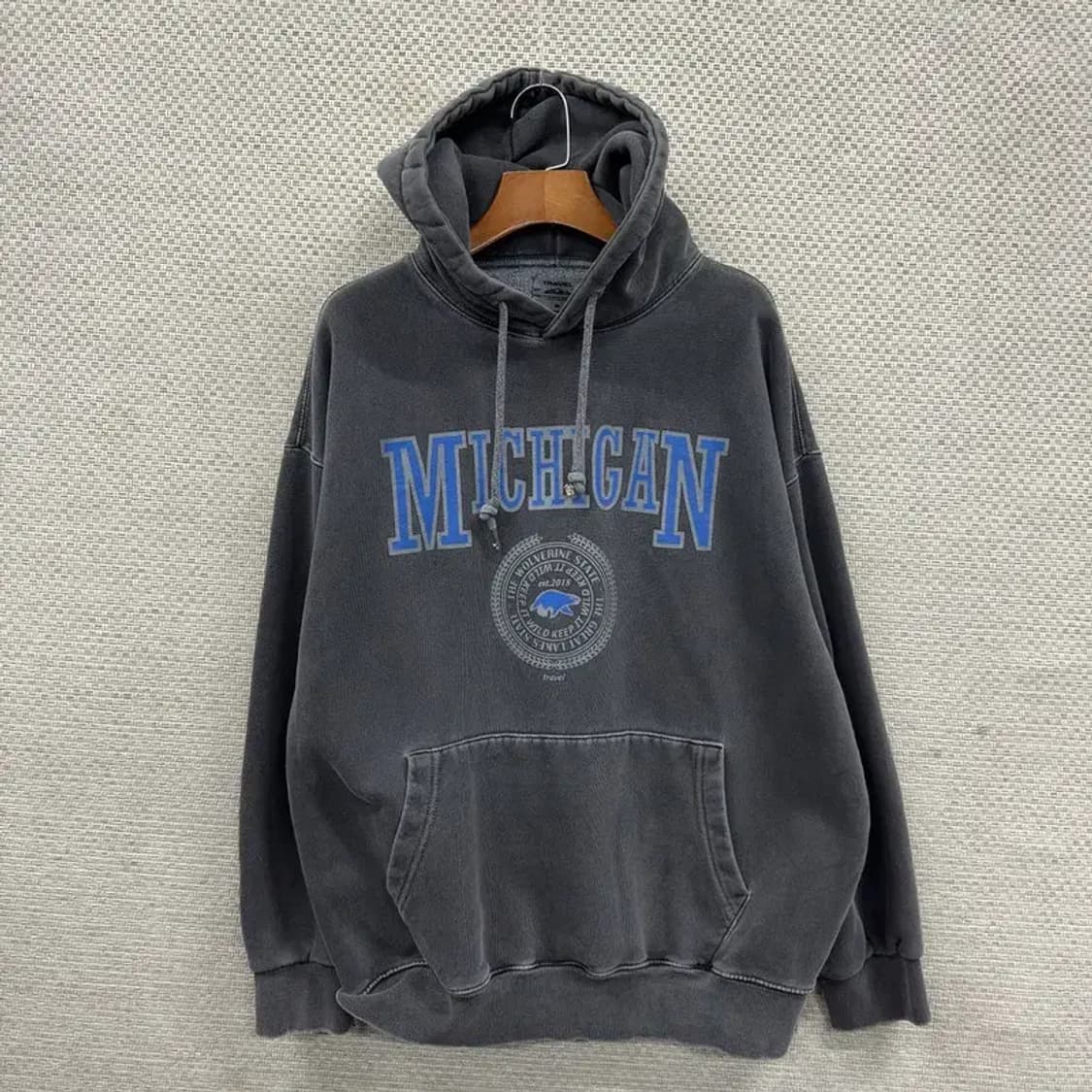 트래블 피그먼트 약기모 후드티 M M10887 상품이미지1