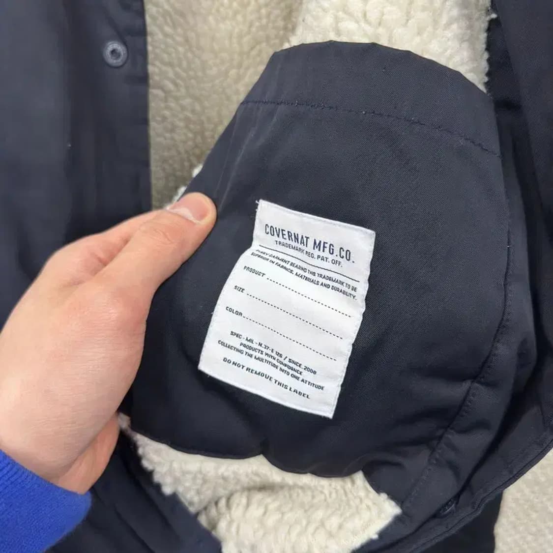 커버낫 양털안감 코치 자켓 M M10872 상품이미지3