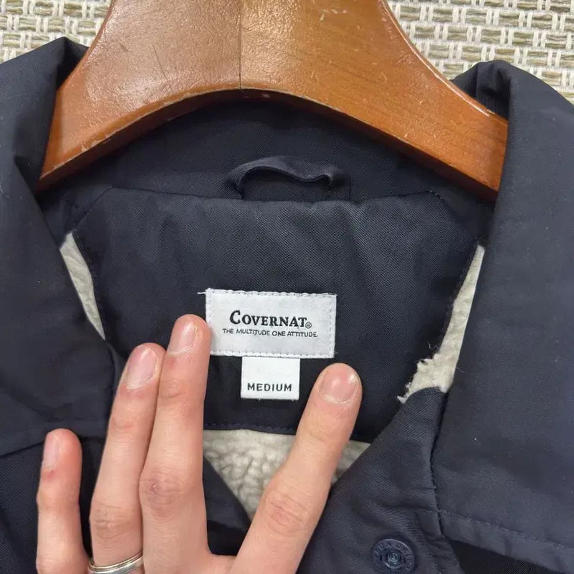 커버낫 양털안감 코치 자켓 M M10872 상품이미지4