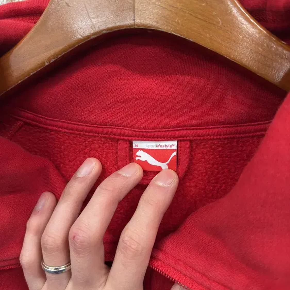 푸마 사이드로고 약기모 후집업 M M10885 상품이미지3