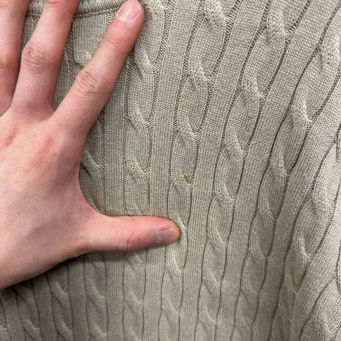 수아레 꽈배기 반팔 니트 M M10986 상품이미지5