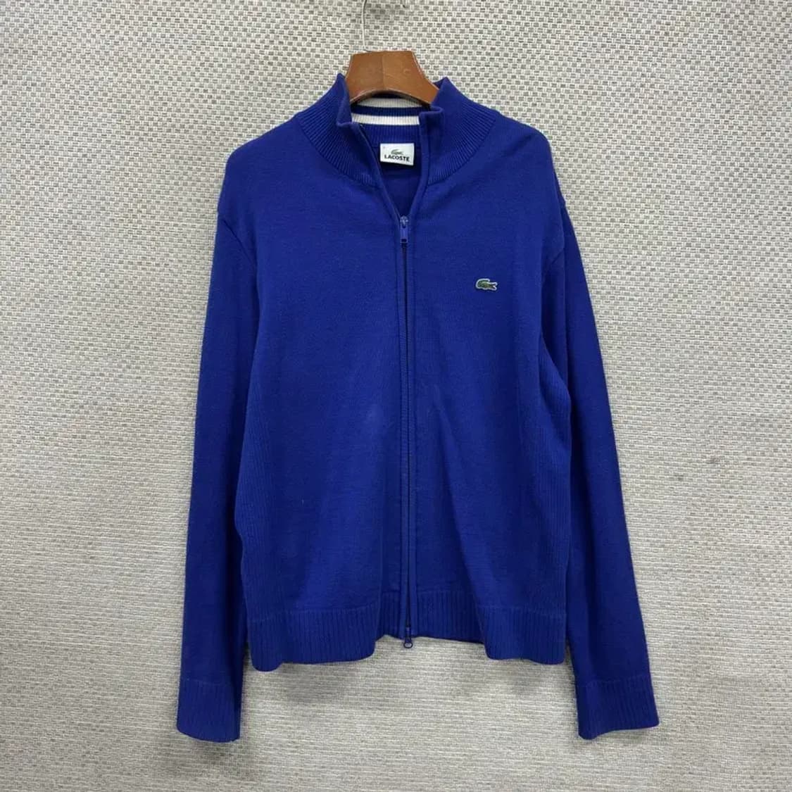 라코스테 사이드로고 니트 집업 가디건 95 M10990 상품이미지1