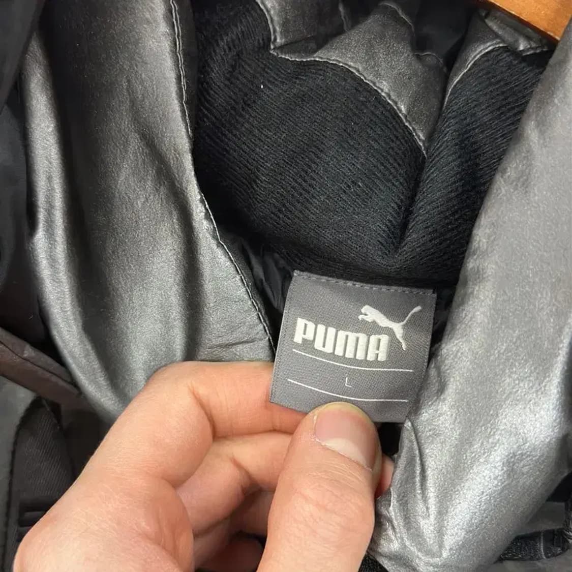 푸마 캐주얼 유광 패딩 점퍼 L M10994 상품이미지3