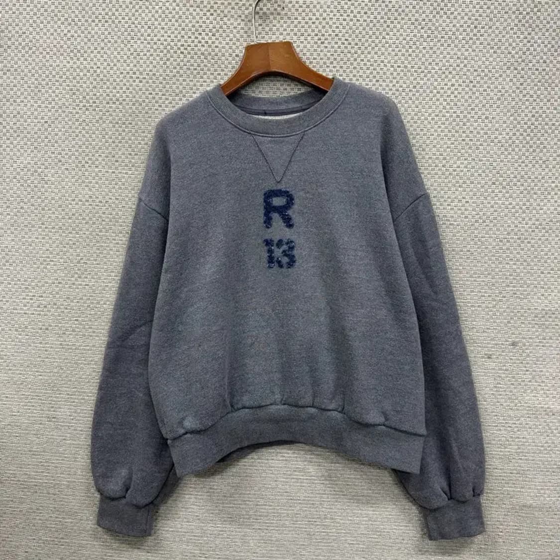 빈티지 오버핏 숏 맨투맨 110 M10996 상품이미지1