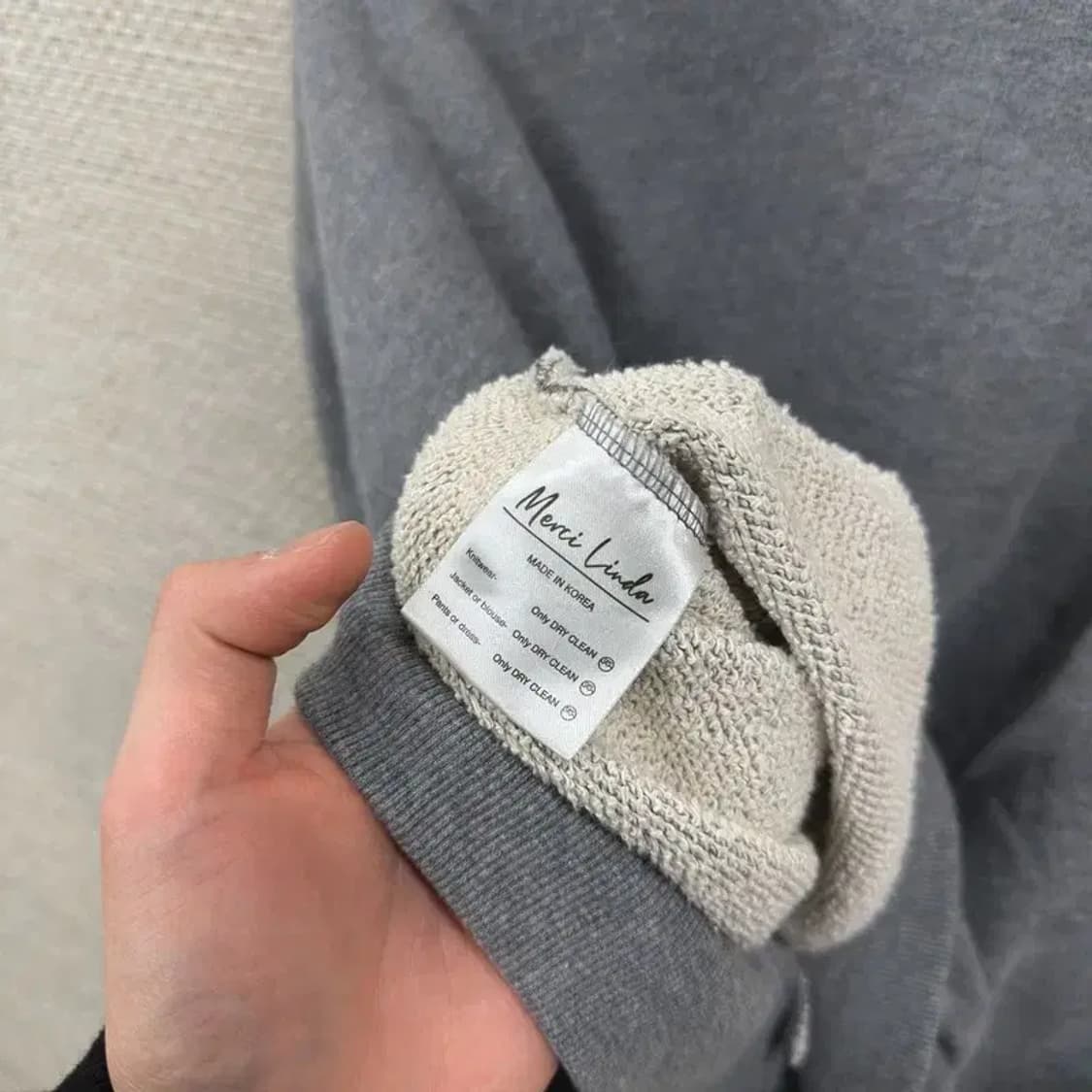 빈티지 오버핏 숏 맨투맨 110 M10996 상품이미지3