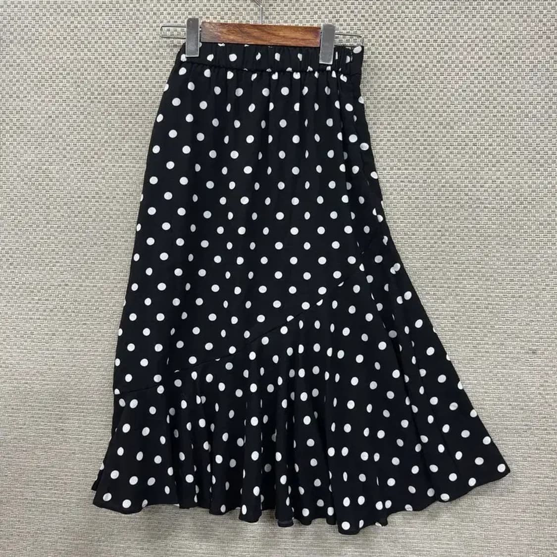 빈티지 도트 땡땡이 롱 스커트 23인치 M11012 상품이미지2