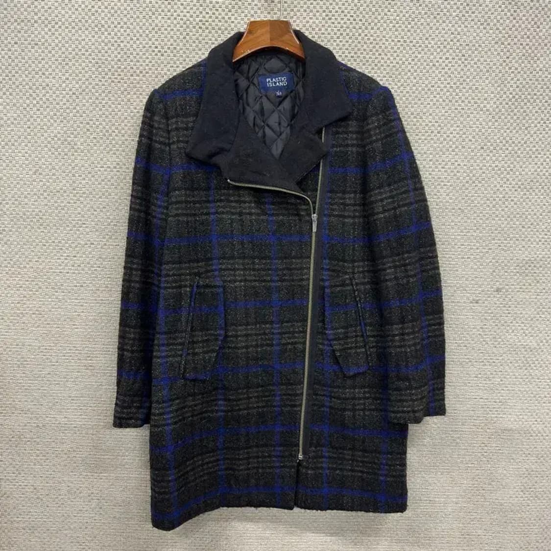 플라스틱아일랜드 누빔 울 코트 S M10985 상품이미지1