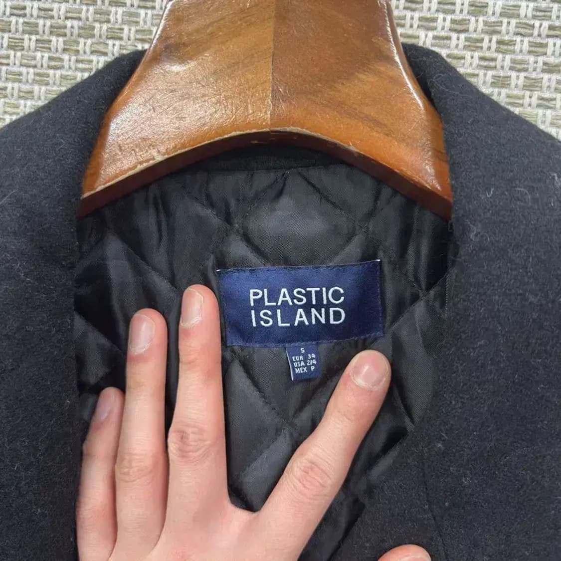 플라스틱아일랜드 누빔 울 코트 S M10985 상품이미지3