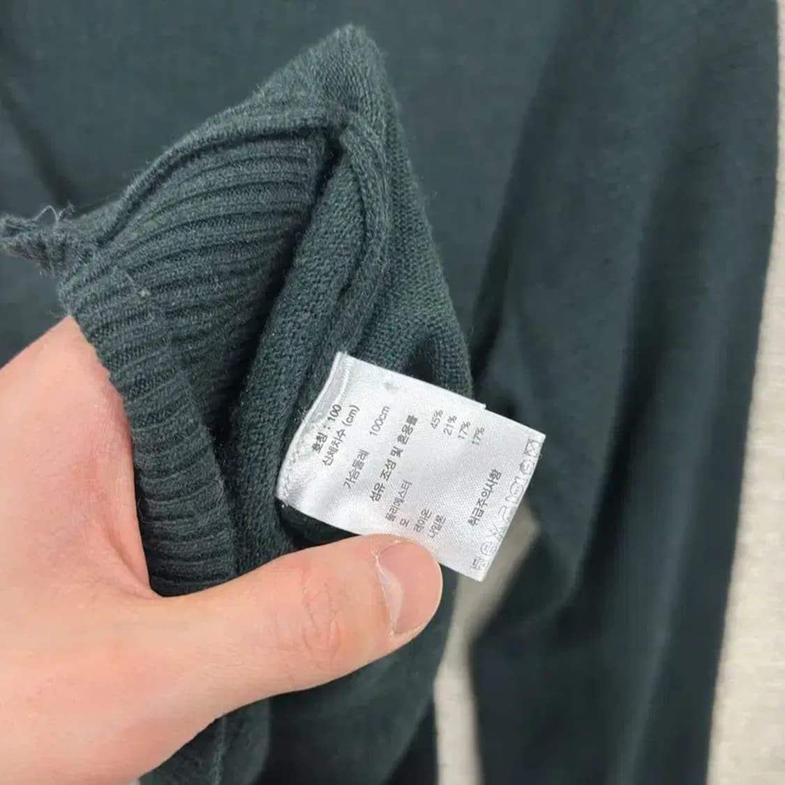 장미쉘바스키아 울 니트 100 M10991 상품이미지4