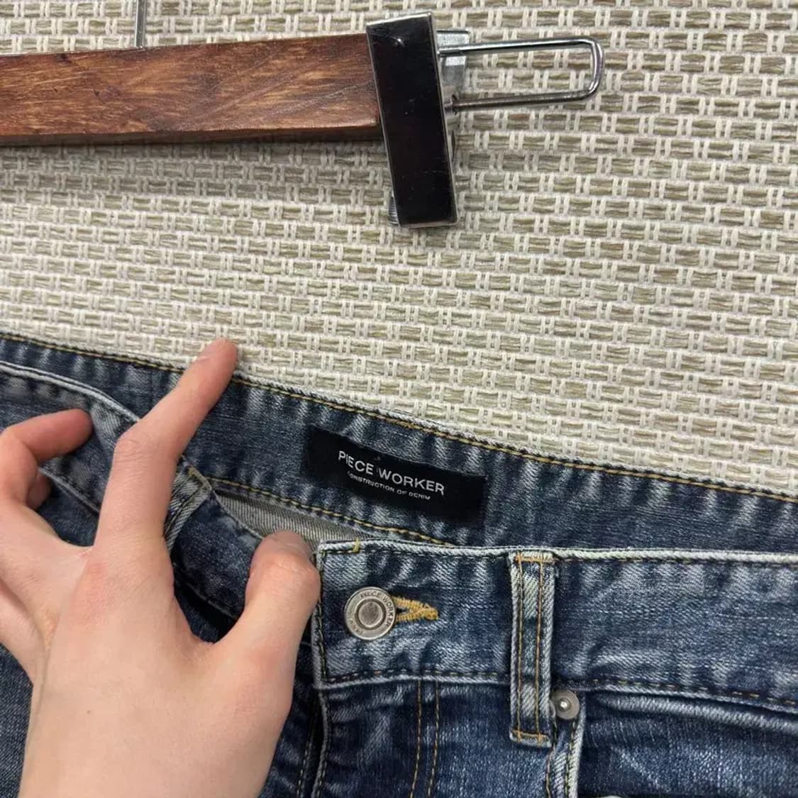 피스워커 캐주얼 데님 청바지 32인치 M11010 상품이미지4