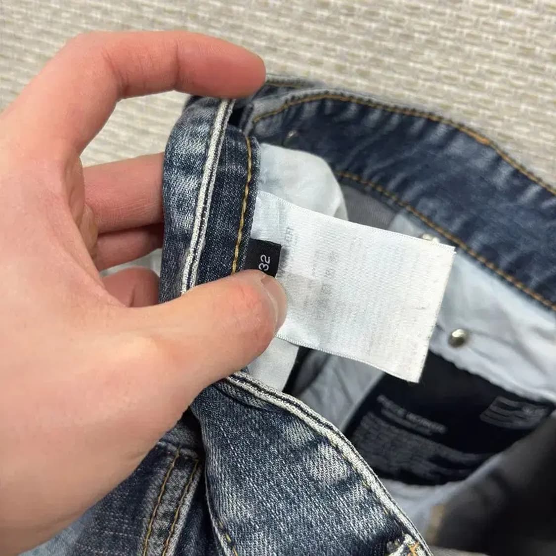 피스워커 캐주얼 데님 청바지 32인치 M11010 상품이미지6