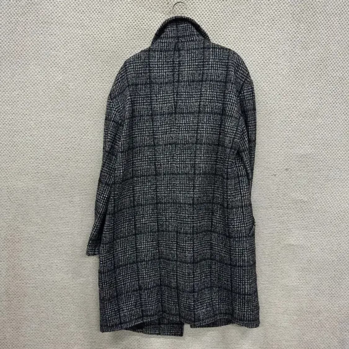 빈티지 더블버튼 체크 코트 M M10997 상품이미지2