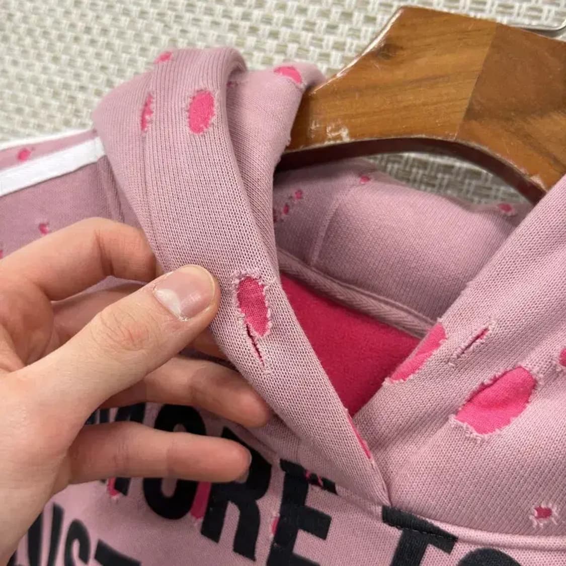 빈티지 빅헬로키티 약기모 후드티 110 M11102 상품이미지4