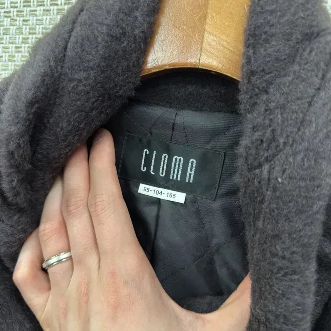 빈티지 울 알파카 하프 코트 자켓 95 M11109 상품이미지3