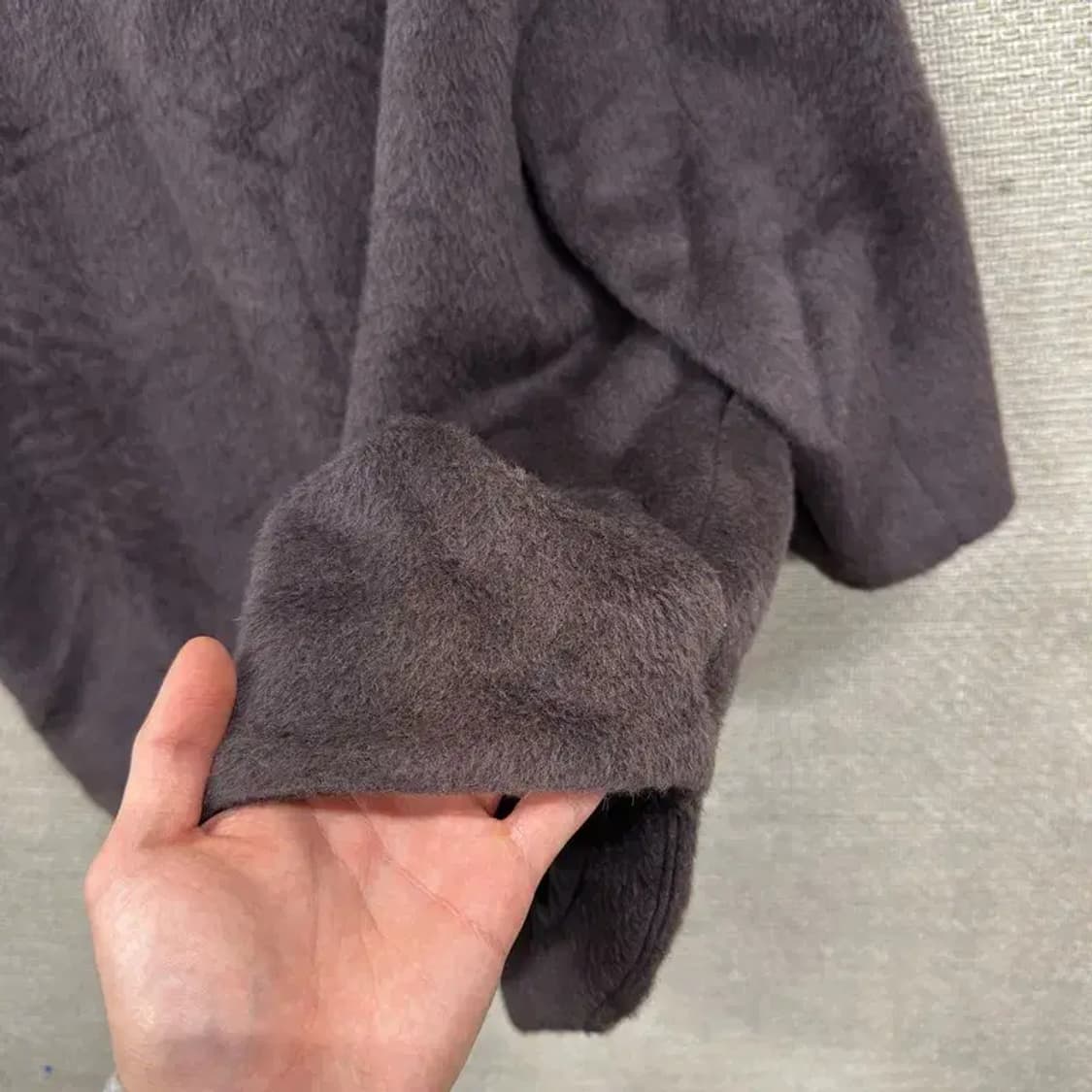 빈티지 울 알파카 하프 코트 자켓 95 M11109 상품이미지5