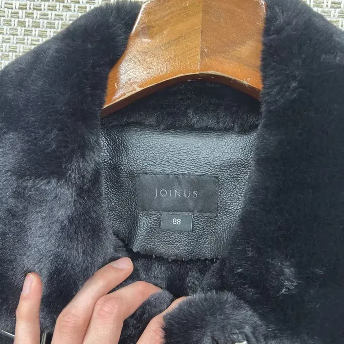 빈티지 페이크레더 무스탕 가죽 자켓 88 M11113 상품이미지3