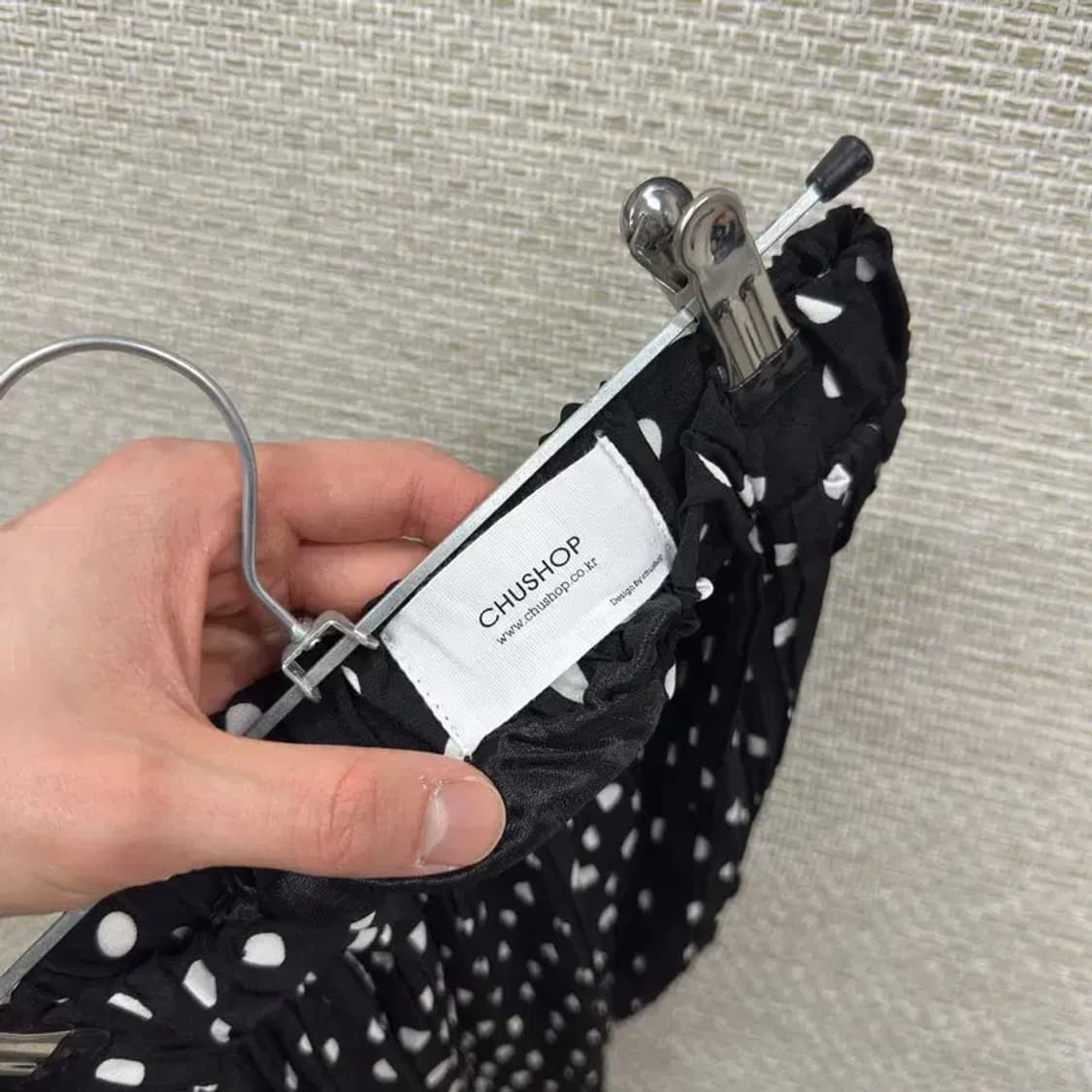 빈티지 도트 땡땡이 스커트 22인치 M11121 상품이미지3