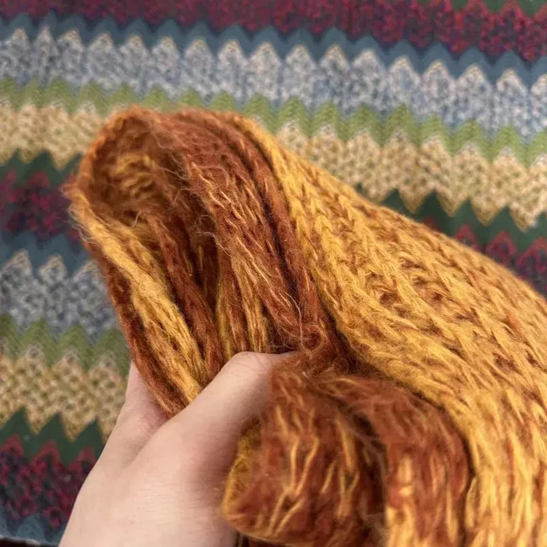 빈티지 케이블 머플러 목도리 M11125 상품이미지2