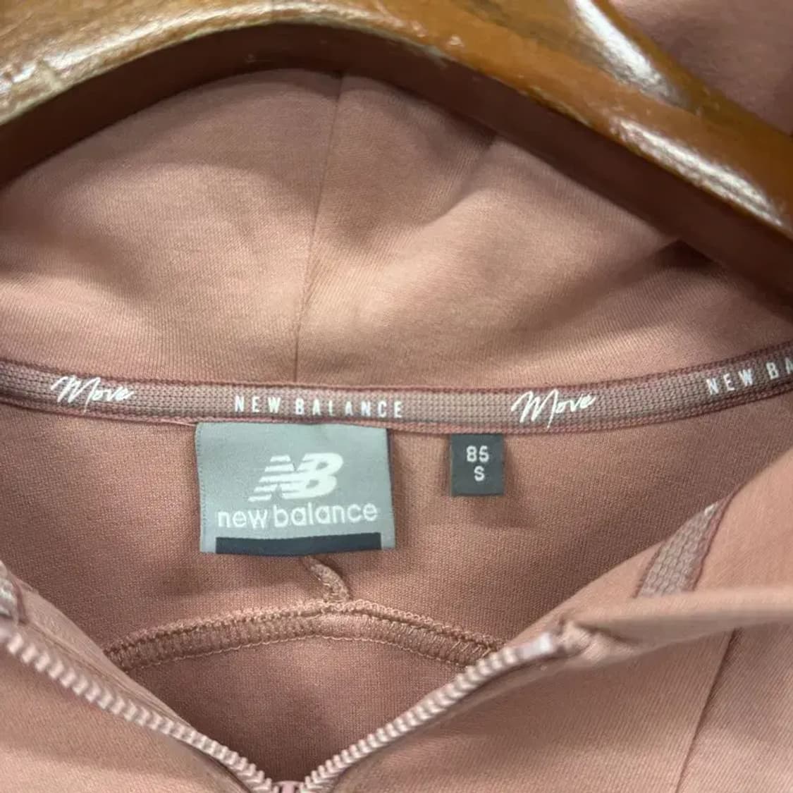 뉴발란스 캐주얼 반집업 후드티 S M11103 상품이미지3