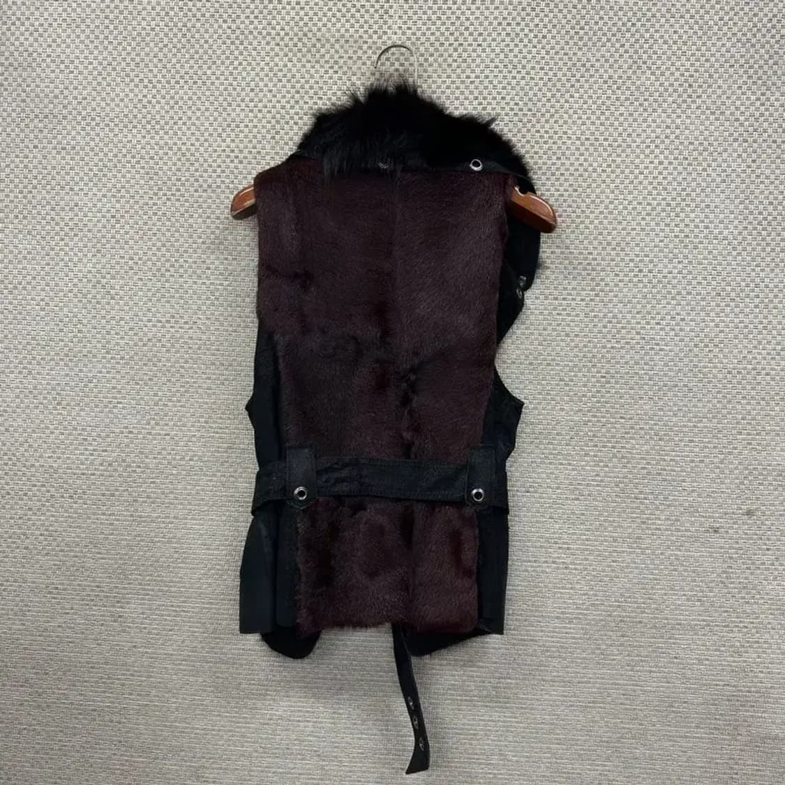 빈티지 펑키 페이크퍼 롱 조끼 베스트 80 M11118 상품이미지2