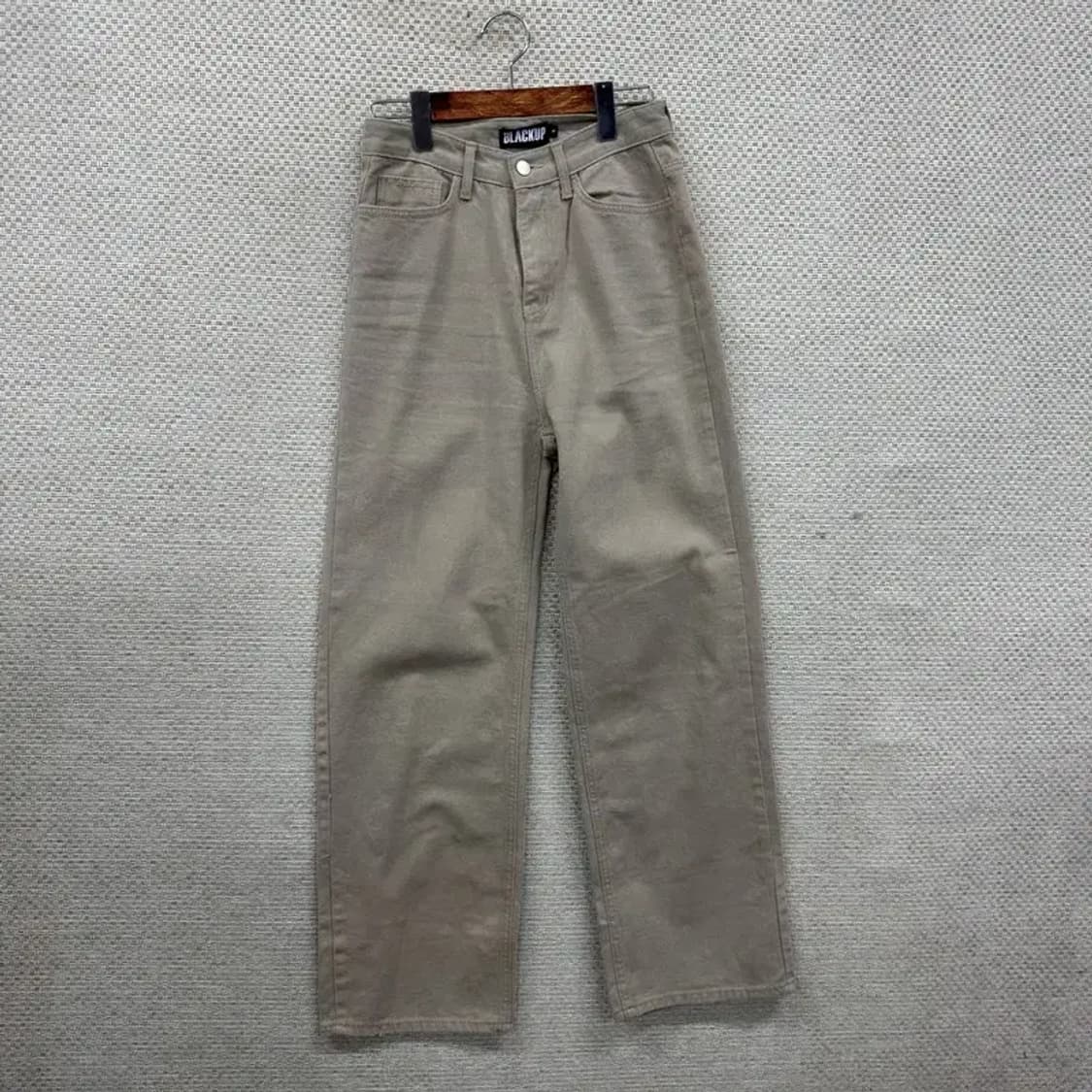 블랙업 와이드핏 데님 청바지 S M11124 상품이미지1