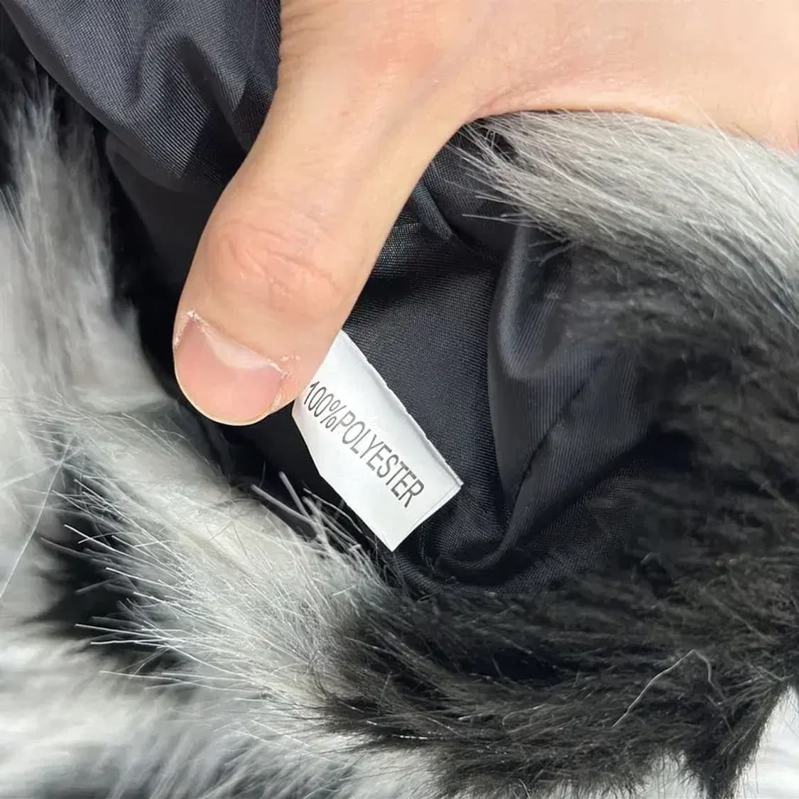 빈티지 달마시안 페이크퍼 털 자켓 M M11114 상품이미지4