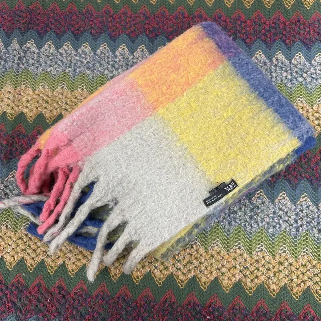 자라 ZARA 파스텔 머플러 목도리 M11129 상품이미지1