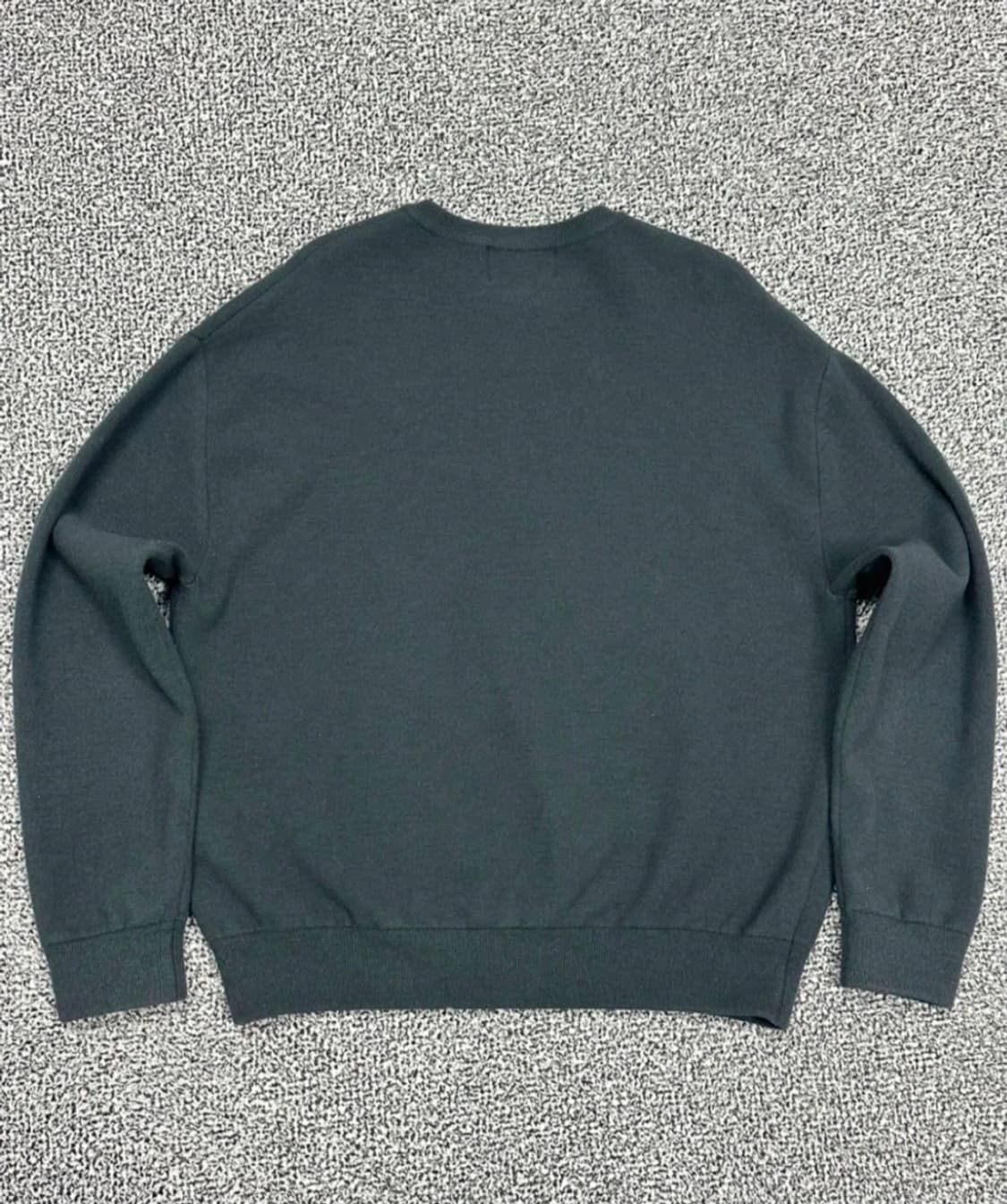 [SOLID HOMME] 솔리드옴므 차콜 그레이 울 혼방 니트 (48사이 상품이미지2